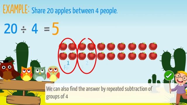 Division using Repeated Subtraction смотреть онлайн