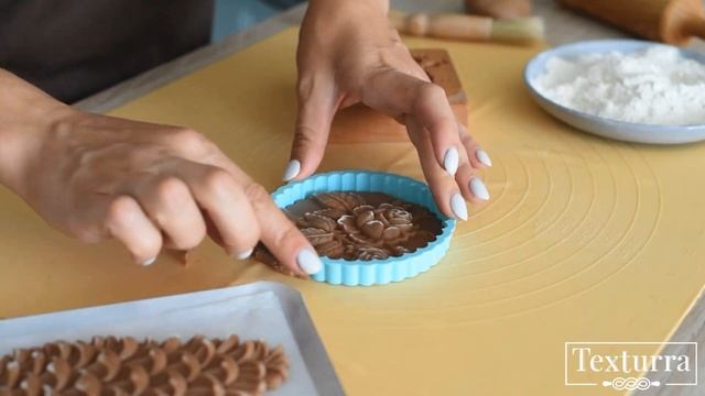 Деревянная пряничная доска Прованская сентифолия для приготовления печатных пряников