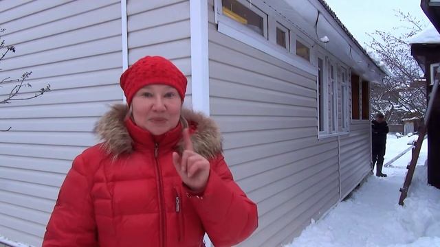 На даче замерз водопровод, утепляемся снегом