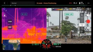 Using Split or Dual Screens and Syncing Zoom on DJI Mavic 3 Enterprise Thermal Drone