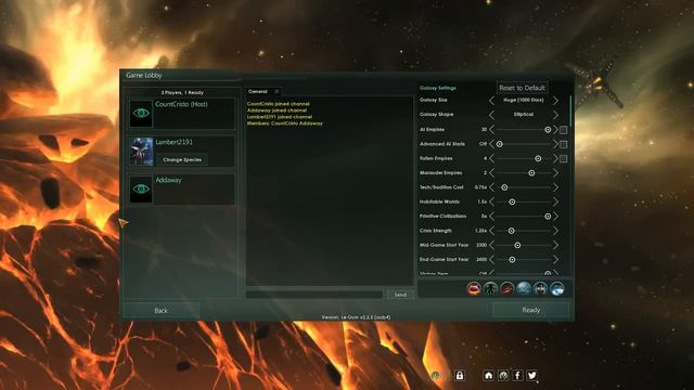Let's Play Stellaris Multiplayer Ep0 - Massively Modded Madness with Cristo & Addaway смотреть онлайн