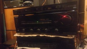 Amplifier SONY F435R first test.AS JBL TLX 600. Yamaha DVD S550.