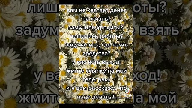 ВАМ НЕ ХВАТАЕТ ДЕНЕГ НА ЖИЗНЬ?