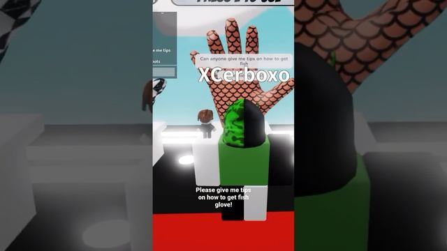 Please give me tips on how to get fish glove (Slap Battles roblox) #slapbattles