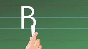 Tutorial of how to write Letter B (by Hema ma'am)