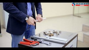 Монтаж полиэтиленовых трубопроводов с обжимными фитингами. Схема 1