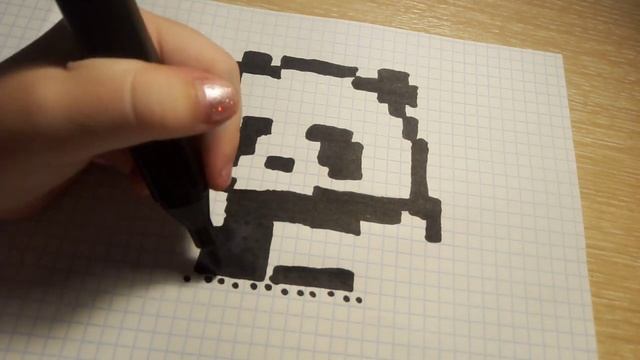 Рисую по клеточкам панду и зайчика смотреть онлайн