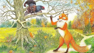Сказка " Лиса и тетерев"/АудиоСказка/Короткие сказки на ночь смотреть онлайн
