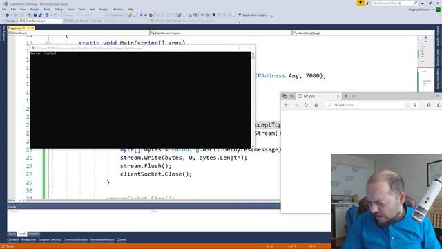 Сокетный Клиент-Сервер на C# смотреть онлайн