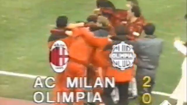 Coppa Intercontinentale 1990 Milan - Olimpia Assuncion 3-0 смотреть онлайн