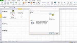 Insert or embed an Outlook mail PDF  or any document in Excel