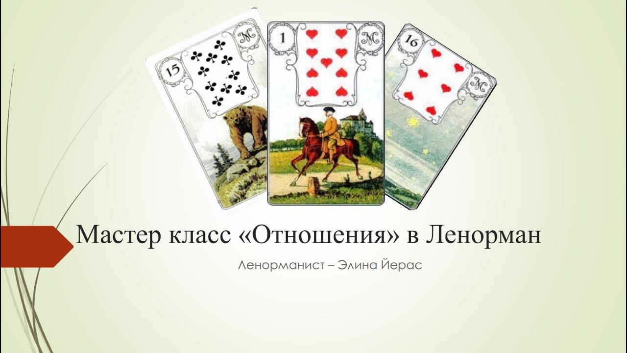 Мастер класс "Отношения" часть 3