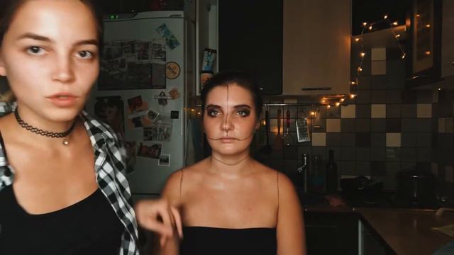 ПРИЕХАЛА ПОДРУГА ИЗ РОДНОГО ГОРОДА.ДЕЛАЕМ ОБРАЗ ТРЯПИЧНОЙ  КУКЛЫ НА ХЕЛЛОУИН БЕЗ СПЕЦ ГРИМА.