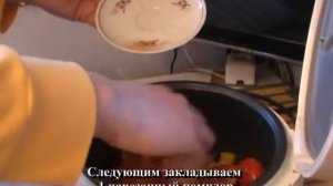 Мясо по-полонински с гарниром в мультиварке Panasonic SR-TMH10