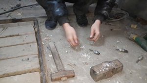 Осколок свечи в стекло!!! ПРОБЬЕТ или НЕТ?