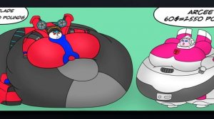 Weight gain sequence Feed the Fatty: Windblade vs Arcee