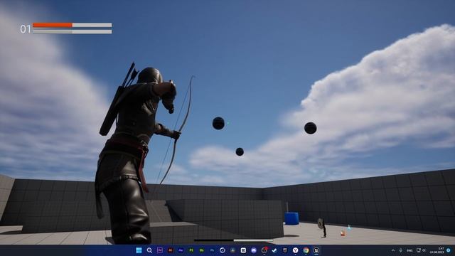 Unreal engine Тестируем стрельбу из лука