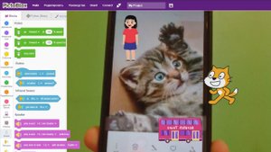 24. Программируем игру: распознать изображение и запустить движение в Pictoblox