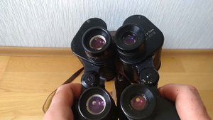 Армейский модернизированный бинокль Б12-1 от ЗОМЗ. Заметка.