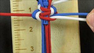 How to weave the Tri-Color Solomon Paracord Bracelet