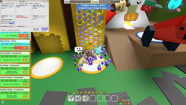 Как скачать макрос? Настройки макроса.Bee Swarm Simulator