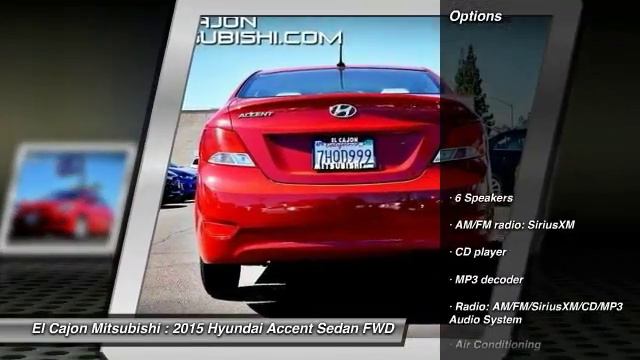2015 Hyundai Accent El Cajon CA R4452 смотреть онлайн