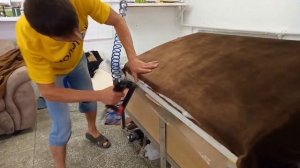 ПРОЦЕСС ПЕРЕТЯЖКИ (ВОССТАНОВЛЕНИЯ) ДИВАНА | ТКАНЬ, ПЕРЕТЯЖКА МЕБЕЛИ