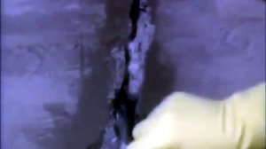 Гидроизоляция трещины в бетоне