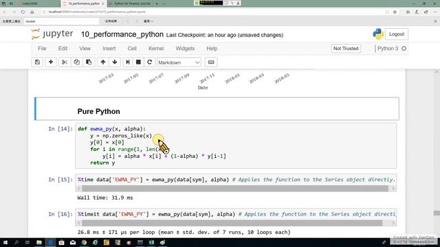 Python for Finance 29. Performance Python-5: Numba PK Cython - 以"熊貓"遞迴演算法為例 (recorded on 20190709) смотреть онлайн