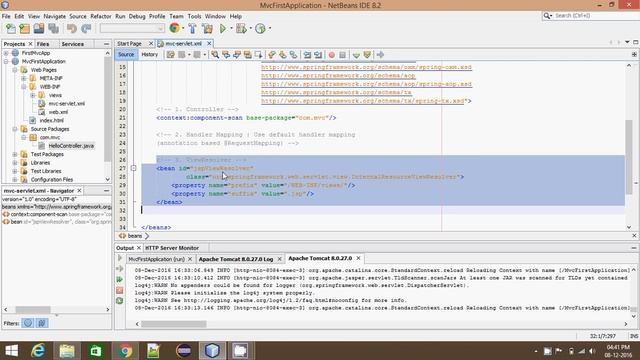 First Spring mvc Application (Java Tutorial) смотреть онлайн