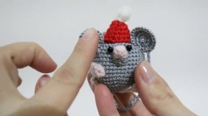 Мышка крючком, символ 2020, Пузырек крючком, мастер-класс, DIY