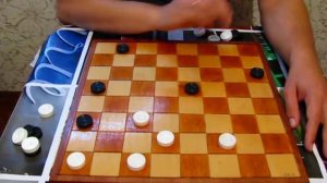 ТОП 10 партий. А.Валюк - В.Зубок. Шашки. Кубок Беларуси 1995 год. Top 10 games. Valiuk - Zubok.