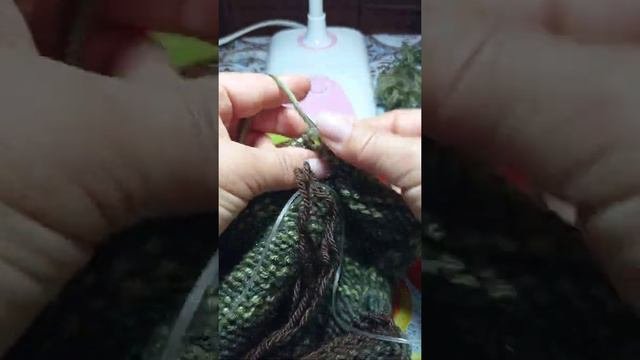 Вяжем носочки на двух спицах со швом, часть 2
