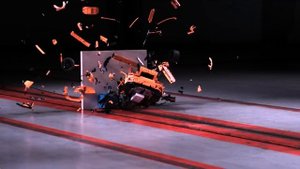 Краштест игрушечной модели Лего Порше 911 GT3 RS!