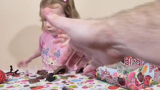 Необычные Яйца с Сюрпризом Божья Коровка Lady Bird Surprise Eggs toys unboxing
