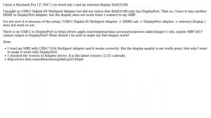 Apple: USB-C to HDMI adapter connect with DisplayPort