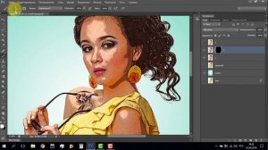 Обработка в стиле комиксов в Фотошоп