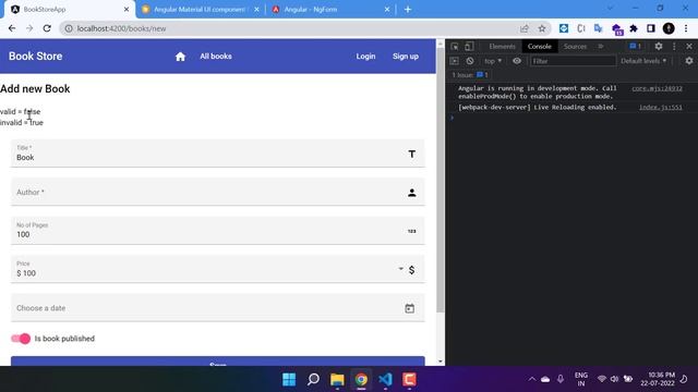 Angular form validation | Complete Angular Tutorial For Beginners