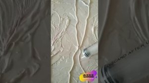 Цветок текстурной пастой без мастихина, кистью и шприцом