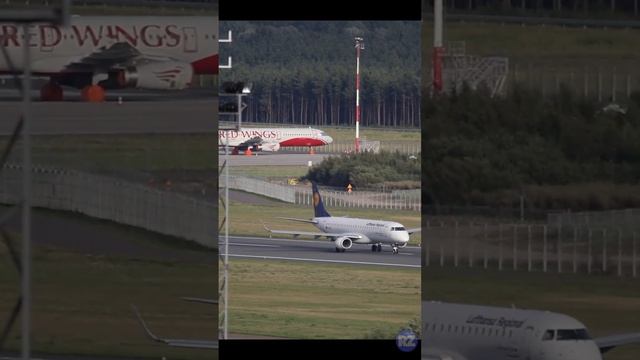 Plane Spotting Lufthansa E190RL (D-AECC) Takeoff at Tallinn Airport