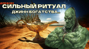 ДЖИНН БОГАТСТВА...СИЛЬНЫЙ РИТУАЛ...ДЛЯ ВСЕХ...