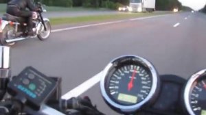 Suzuki GSX 1400 and CZ 350-472.6 top speed
