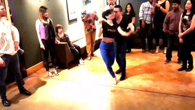 01/14/18 - Lucky Strikes - Bachata Class Demo смотреть онлайн