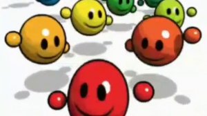 Разноцветные шарики прыгают под музыку 1 час