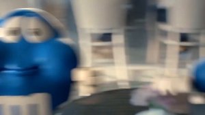 Asymmetric VFX Studio. Реклама "M&M’s". Синий. Красный.