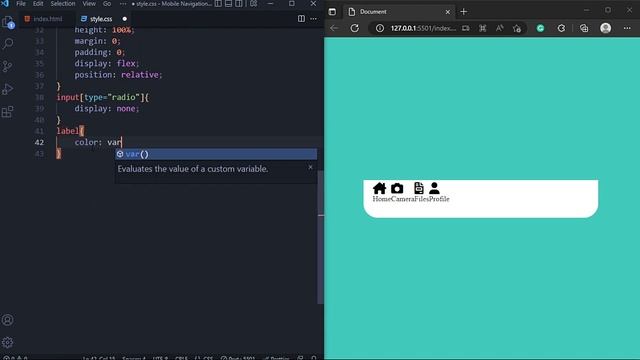 Navigation Menu Indicator using HTML & CSS