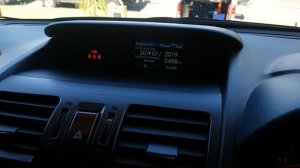 2014-2017 Subaru Forester How to Reset Service Light Reminder