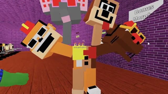 The Banana Splits All Characters Roblox All Characters formed in one ABOMINATION Showcase Roblox смотреть онлайн