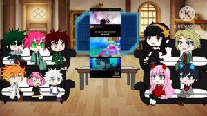 anime characters react to team goku final part goku