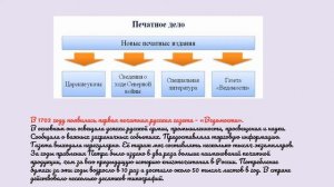 69- Изменения в культуре и быте в первой четверти XVIII века